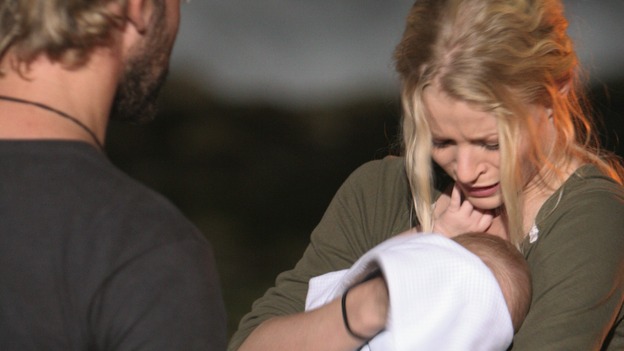 LOST - "Fire + Water" - When Charlie's vividly surreal dreams lead him to believe Claire's baby, Aaron, is in danger, Locke suspects Charlie may be using again. Meanwhile, Sawyer encourages Hurley to act on his attraction to Libby, on "Lost," WEDNESDAY, JANUARY 25 (9:00-10:00 p.m., ET), on the ABC Television Network. (ABC/MARIO PEREZ)DOMINIC MONAGHAN, EMILIE DE RAVIN