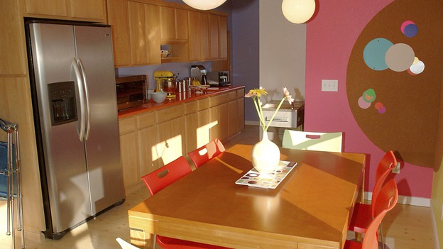 EXTREME MAKEOVER HOME EDITION - "Medeiros Family and Correa Family," - Kitchen/Dining area, on "Extreme Makeover Home Edition," Sunday, February 13th on the ABC Television Network.