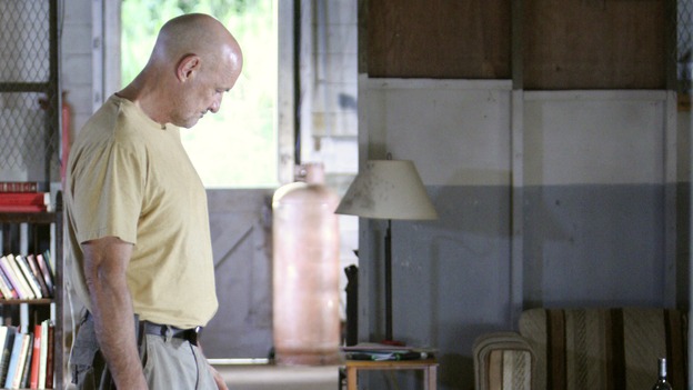 LOST - "Enter 77" - Locke, Sayid and Kate investigate a strange structure and its mysterious inhabitant. Meanwhile, Sawyer competes in a ping-pong competition to get back his belongings, on "Lost," WEDNESDAY, MARCH 7 (10:00-11:00 p.m., ET), on the ABC Television Network. (ABC/MARIO PEREZ)TERRY O'QUINN, ANDREW DIVOFF