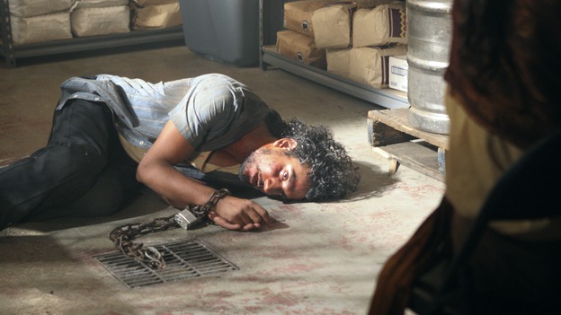 LOST - "Enter 77" - Locke, Sayid and Kate investigate a strange structure and its mysterious inhabitant. Meanwhile, Sawyer competes in a ping-pong competition to get back his belongings, on "Lost," WEDNESDAY, MARCH 7 (10:00-11:00 p.m., ET), on the ABC Television Network. (ABC/MARIO PEREZ)NAVEEN ANDREWS