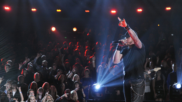 THE 46TH ANNUAL CMA AWARDS - THEATRE - "The 46th Annual CMA Awards" airs live THURSDAY, NOVEMBER 1 (8:00-11:00 p.m., ET) on ABC live from the Bridgestone Arena in Nashville, Tennessee. (ABC/KATHERINE BOMBOY-THORNTON)BRANTLEY GILBERT