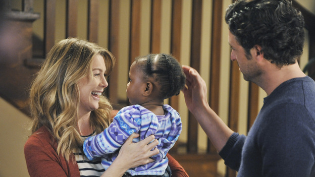 At the end of the day, Derek and Meredith try to make time for their little girl.&nbsp;