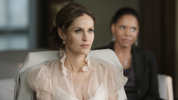 PRIVATE PRACTICE - "War" - After Violet files for joint custody of Lucas, an embittered Pete voraciously fights back by hiring a tough attorney for the trial, forcing their fellow friends and co-workers to choose sides and have their personal lives dragged onto the stand and into the public eye, on "Private Practice," THURSDAY, APRIL 29 (10:01-11:00 p.m., ET) on the ABC Television Network. (ABC/MICHAEL DESMOND) AMY BRENNEMAN, AUDRA McDONALD