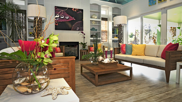 EXTREME MAKEOVER HOME EDITION - "Hurston Family," - Living Room Picture,        on "Extreme Makeover Home Edition," Sunday, Febuary 13th     (8:00-9:00  p.m.    ET/PT) on the ABC Television Network