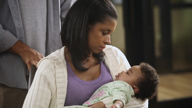 PRIVATE PRACTICE - "In Which Sam Receives an Unexpected Visitor..." - Cooper hires an "entertainer" named Ginger for Sam as a way to jump start his new life as a single person, causing not only Naomi to become jealous, but Addison as well, after Ginger seeks Pete's help with a medical condition; and the Oceanside Wellness Group doctors and Saint Ambrose Hospital Chief of Staff Dr. Charlotte King work together to find the cause of a baby's illness, on "Private Practice," WEDNESDAY, OCTOBER 10 (9:00-10:01 p.m., ET) on the ABC Television Network. (ABC/DANNY FELD)SUSAN KELECHI WATSON