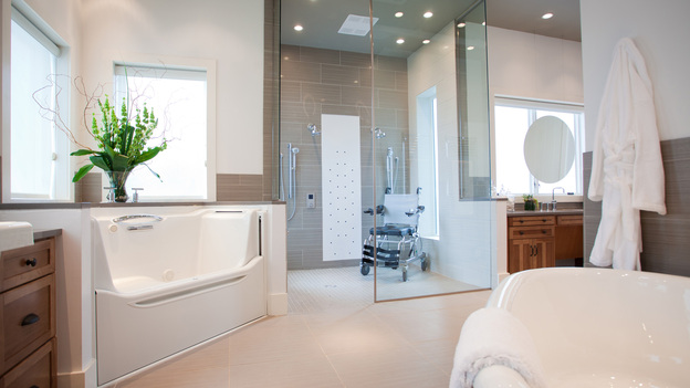 EXTREME MAKEOVER HOME EDITION - "Hall Family," - Bathroom  Picture, on "Extreme Makeover Home Edition," Sunday, April  17th    (8:00-9:00 p.m. ET/PT) on the ABC Television Network.