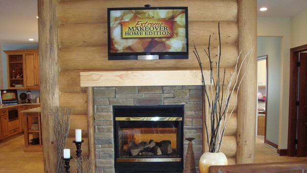 E-logsThe e-log is a half-log tongue & groove siding system that can be used on new stick-built construction or existing structures. The beauty of the e-log siding system is the large natural look of stacked logs and is the key to making a conventional stick built home into a "log home." Due to the large size of the e-logs, the home will look like a real full stack log home, not a log sided home. The e-log is also extremely environmentally-friendly. It is a large conserver of wood as the process has an 80:1 ratio of e-logs to solid logs used in typical full stack log homes. This fact alone reduces the carbon footprint for using the e-log. There is also a significant reduction in large forest cut logs and a reduction of the associated shipping costs and fuel of moving such logs as well. The shipping cartons and plastic strips that protect the e-log during shipping are recycled products. Lastly, the inherent r-values of the EPS core offer substantial energy savings as an additional insulating product. With today's focus on "green" building techniques and conservation of our natural resources, the e-log advantages are endless.