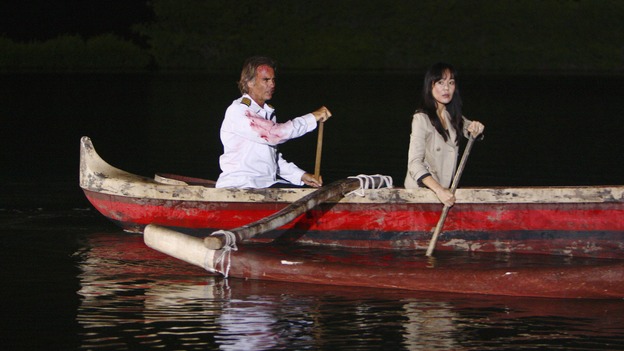 LOST - "Namaste" - When some old friends drop in unannounced, Sawyer is forced to further perpetuate his lie in order to protect them, on "Lost," WEDNESDAY, MARCH 18 (9:00-10:02 p.m., ET) on the ABC Television Network. (ABC/MARIO PEREZ)JEFF FAHEY, YUNJIN KIM