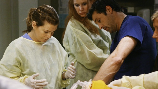 GREY'S ANATOMY - "Now or Never" - Drs. Meredith Grey and Derek Shepherd work on patient "John&nbsp;Doe," on "Grey's Anatomy," THURSDAY, MAY 14 (9:00-11:00 p.m., ET) on the ABC Television Network. ELLEN POMPEO, PATRICK DEMPSEY