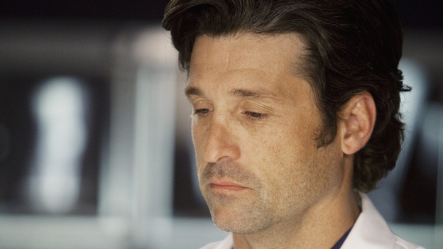 GREY'S ANATOMY - "Have You Seen Me Lately?" - In a final attempt to save Erica's life, Amelia arrives at Seattle Grace to beg Derek for help with the gliosarcoma case; Cristina and Owen engage in heated arguments during marriage counseling; Alex realizes that in order to be a good doctor, he'll need to improve his people skills; and Meredith is given a chance to shine when a man enters the ER after getting his hand stuck in meat grinder. Meanwhile, the residents continue to study for their upcoming oral boards, on Grey's Anatomy, THURSDAY, FEBRUARY 16 (9:00-10:02 p.m., ET) on the ABC Television Network. (ABC/RANDY HOLMES)PATRICK DEMPSEY