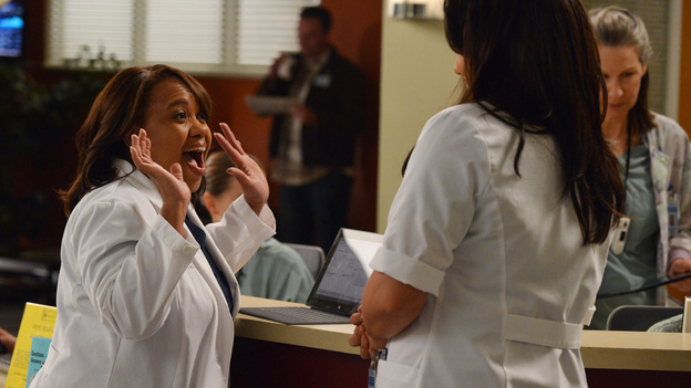 GREY'S ANATOMY - "Idle Hands" - As the hospital continues to make positive changes under the new management, the doctors begin to realize that owning a hospital comes with its own set of problems and responsibilities. Meanwhile, Meredith worries about the wellbeing of her unborn baby, Callie and Arizona try to get the spark back in their relationship, and Alex gives Jo's new boyfriend a run for his money, on "Grey's Anatomy," THURSDAY, MARCH 21 (9:00-10:02 p.m., ET) on the ABC Television Network. (ABC/Eric McCandless)CHANDRA WILSON, SARA RAMIREZ