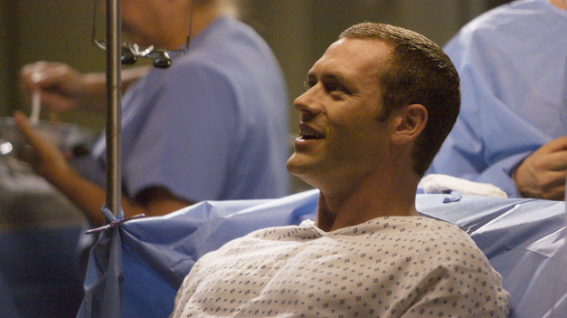 GREY'S ANATOMY - "Piece of My Heart" - Addison returns to Seattle Grace to perform an operation and is taken aback by all of the changes in her old co-workers' lives. Meanwhile Meredith and Derek's clinical trial has its first patient, and Rebecca/Ava returns with shocking news for Alex, on "Grey's Anatomy," THURSDAY, MAY 1 (9:00-10:01 p.m., ET) on the ABC Television Network.  (ABC/SCOTT GARFIELD)JASON O'MARA