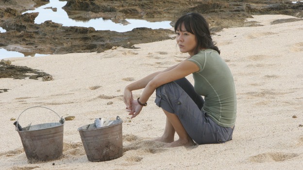 LOST - "Par Avion" - Claire becomes suspicious of Charlie when he exhibits peculiar behavior after she comes up with an idea that could get everybody rescued. Meanwhile, tensions mount between Sayid and Locke as they continue their trek to rescue Jack, on "Lost," WEDNESDAY, MARCH 14 (10:00-11:00 p.m., ET), on the ABC Television Network. (ABC/MARIO PEREZ)YUNJIN KIM