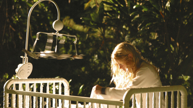 LOST - "Raised By Another" - Jack, Kate and Charlie wonder if Claire's disturbing nightmares might be coming true to threaten her life and the life of her unborn child, and a missing castaway returns with frightening news about what lies just beyond the mountains, on "Lost," WEDNESDAY, DECEMBER 1 (8:00-9:01 p.m., ET), on the ABC Television Network. (ABC/MARIO PEREZ) EMILIE DE RAVIN