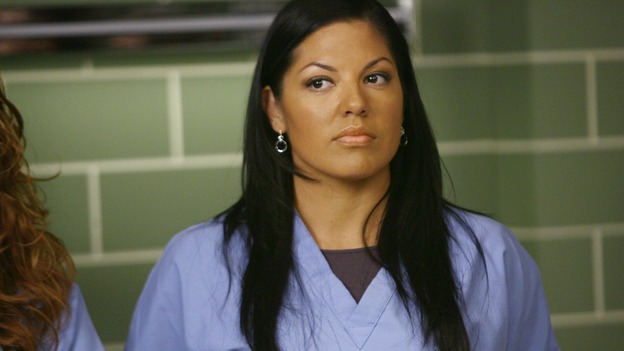 GREY'S ANATOMY - "Dream a Little Dream of Me" - On the two-hour season premiere of "Grey's Anatomy," Meredith and Derek learn that "happily ever after" isn't easy, a military doctor who brings in a trauma patient catches Cristina's eye, and the Chief and his staff reel at the news that Seattle Grace is no longer nationally ranked as a top-tier teaching hospital, on "Grey's Anatomy," THURSDAY, SEPTEMBER 25 (9:00-11:00 p.m., ET) on the ABC Television Network. (ABC/SCOTT GARFIELD)SARA RAMIREZ
