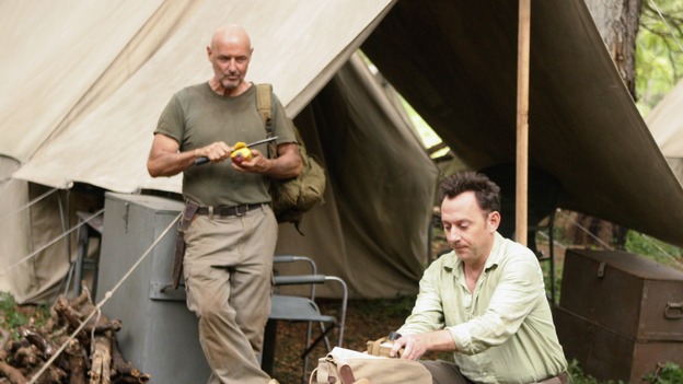 LOST - "The Man Behind the Curtain" - Ben begrudgingly begins to introduce Locke to the secrets of the island, beginning with the mysterious Jacob. Meanwhile, Juliet's secret goes public, on "Lost," WEDNESDAY, MAY 9 (10:00-11:00 p.m., ET), on the ABC Television Network. (ABC/MARIO PEREZ)TERRY O'QUINN, MICHAEL EMERSON