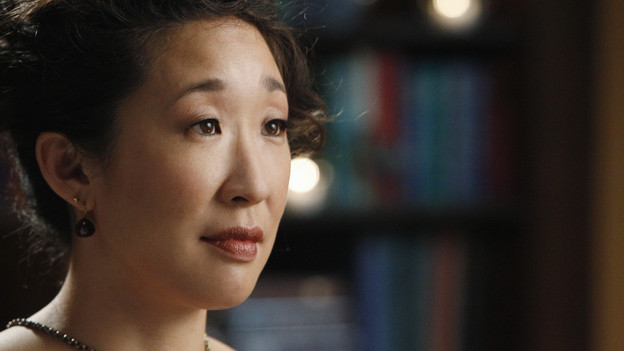 GREY'S ANATOMY - "With You I'm Born Again" -- After an unforgettable and heart-pounding season finale, "Grey's Anatomy" returns for its seventh season on THURSDAY, SEPTEMBER 23 (9:00-10:01 p.m., ET) on the ABC Television Network. In the season premiere, the hospital staff is trying to deal with physical and emotional trauma in the wake of the deadly rampage of a vengeful gunman. As Dr. Perkins (James Tupper), a trauma counselor, is brought in to help in the recovery and to assess each doctor's readiness to return to work, Derek makes a spontaneous decision to resign as Chief and rushes back into surgery, taking everything a little too fast, and Cristina buries herself in her wedding planning. (ABC/PETER "HOPPER" STONE)SANDRA OH