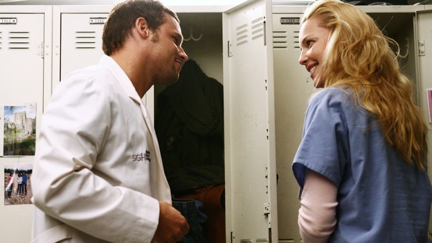 GREY'S ANATOMY - "Yesterday" - (ABC/SCOTT GARFIELD)JUSTIN CHAMBERS, KATHERINE HEIGL
