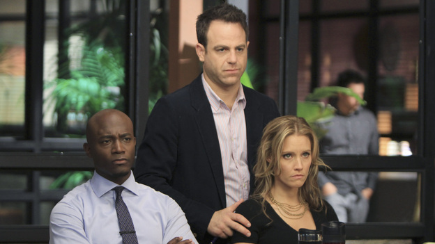 PRIVATE PRACTICE - "Who We Are" -  In the first hour or a special two-hour edition of ABC's "Private Practice," THURSDAY, NOVEMBER 17 (9:00-11:00 p.m., ET) -- entitled "Who We Are" -- the Seaside Wellness group stages an intervention for a defensive and volatile Amelia, who has resurfaced after disappearing on a 12-day drug binge with her boyfriend, Ryan. During the intervention, Amelia mercilessly attacks her friends one-by-one, and Addison, in particular, has trouble seeing her sister-in-law in her present condition. (ABC/MATT KENNEDY)TAYE DIGGS, PAUL ADELSTEIN, KADEE STRICKLAND
