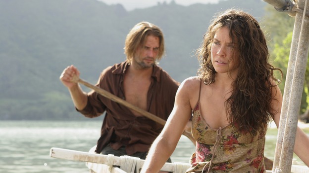 LOST - "Stranger in a Strange Land" - A power play ensues between Jack and "The Others" as Juliet's future hangs in the balance. Meanwhile, Kate, Sawyer and Karl continue on their journey away from "Alcatraz," on "Lost," WEDNESDAY, FEBRUARY 21 (10:00-11:00 p.m., ET), on the ABC Television Network. (ABC/MARIO PEREZ)JOSH HOLLOWAY, EVANGELINE LILLY