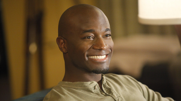 PRIVATE PRACTICE - "Too Much" - Sam finds his estranged sister, Corinne, in jail, heavily medicated and near-catatonic, and brings her to Sheldon for help; Erica begins secret treatments for her cancer and refuses to let Cooper and Charlotte tell Mason; Cooper, Pete and Addison treat the baby of a drug addict; and things between Violet and Scott continue to heat up in the bedroom, "on ABC's "Private Practice" THURSDAY, FEBRUARY 9 (10:02-11:00 p.m., ET) on the ABC Television Network. (ABC/VIVIAN ZINK)TAYE DIGGS
