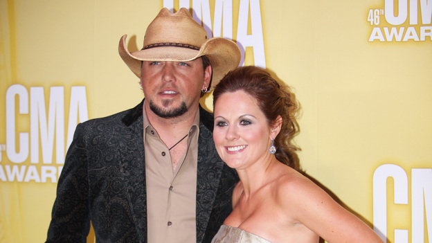 THE 46TH ANNUAL CMA AWARDS - RED CARPET ARRIVALS - "The 46th Annual CMA Awards" airs live THURSDAY, NOVEMBER 1 (8:00-11:00 p.m., ET) on ABC live from the Bridgestone Arena in Nashville, Tennessee. (ABC/SARA KAUSS)JASON ALDEAN