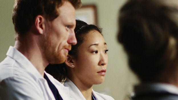 GREY'S ANATOMY - "An Honest Mistake" - Owen and Cristina observe Dr. Margaret Campbell at work, on "Grey's Anatomy," THURSDAY, FEBRUARY 19 (9:00-10:02 p.m., ET) on the ABC Television Network. (ABC/RON TOM) KEVIN MCKIDD, SANDRA OH