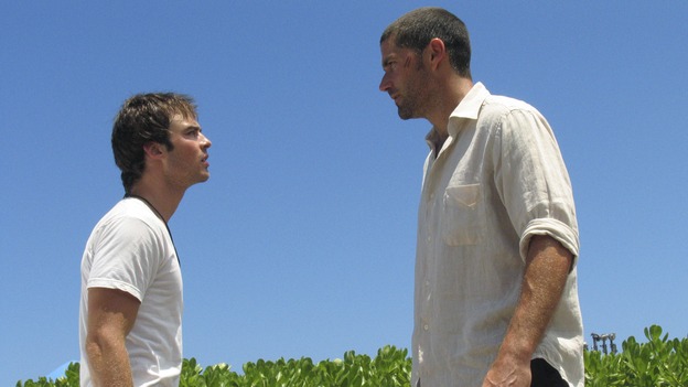 LOST - "White Rabbit" - Jack is near delirious from lack of sleep and struggles to overcome the haunting events that brought him to Australia and, subsequently, to the island. Meanwhile, Boone gets caught in a treacherous riptide, the pregnant Claire's health takes a bad turn, and a thief may have stolen the last bottles of water. Veronica Hamel ("Hill Street Blues") guest stars as Jack's mother, on "Lost," WEDNESDAY, OCTOBER 20 (8:00-9:00 p.m., ET), on the ABC Television Network. (ABC/MARIO PEREZ) IAN SOMERHALDER, MATTHEW FOX