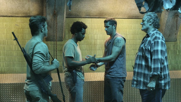 LOST - "Stranger in a Strange Land" - A power play ensues between Jack and "The Others" as Juliet's future hangs in the balance. Meanwhile, Kate, Sawyer and Karl continue on their journey away from "Alcatraz," on "Lost," WEDNESDAY, FEBRUARY 21 (10:00-11:00 p.m., ET), on the ABC Television Network. (ABC/MARIO PEREZ) MATTHEW FOX, M.C. GAINEY