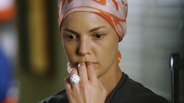 GREY'S ANATOMY - "Here's to Future Days" - Dr.&nbsp;Izzie Stevens debates whether or not she should have a risky surgery that may be her only chance at survival, on "Grey's Anatomy," THURSDAY, MAY 14 (9:00-11:00 p.m., ET) on the ABC Television Network. KATHERINE HEIGL