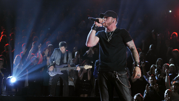 THE 46TH ANNUAL CMA AWARDS - THEATRE - "The 46th Annual CMA Awards" airs live THURSDAY, NOVEMBER 1 (8:00-11:00 p.m., ET) on ABC live from the Bridgestone Arena in Nashville, Tennessee. (ABC/KATHERINE BOMBOY-THORNTON)BRANTLEY GILBERT