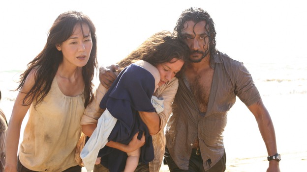 LOST - "There's No Place Like Home," Parts 2 & 3 - The face-off between the survivors and the freighter people continues, and the Oceanic Six find themselves closer to rescue, on the two-hour Season Finale of "Lost," THURSDAY, MAY 29 (9:00-11:00 p.m., ET) on the ABC Television Network. (ABC/MARIO PEREZ)YUNJIN KIM, EVANGELINE LILLY, NAVEEN ANDREWS