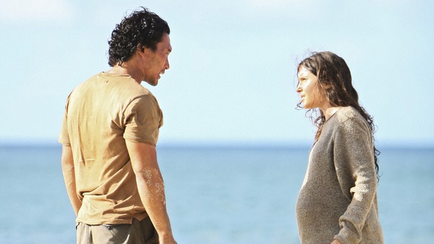 LOST -  "This Place is Death" - Jin talks with a young Danielle Rousseau, on "Lost," WEDNESDAY, FEBRUARY 11 (9:00-10:02 p.m., ET) on the ABC Television Network.  (ABC/MARIO PEREZ) DANIEL DAE KIM, MELISSA FARMAN