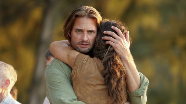 LOST - "One of Us" - Jack's joyous reunion with his fellow survivors is cut short when they realize that accompanying him is one of "The Others," and Claire is stricken by a mysterious, life-threatening illness, on "Lost," WEDNESDAY, APRIL 11 (10:00-11:00 p.m., ET), on the ABC Television Network. (ABC/MARIO PEREZ)JOSH HOLLOWAY, EVANGELINE LILLY