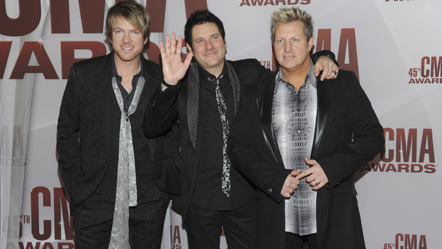 THE 45th ANNUAL CMA AWARDS - RED CARPET ARRIVALS - "The 45th Annual CMA Awards" will broadcast live on ABC from the Bridgestone Arena in Nashville on WEDNESDAY, NOVEMBER 9 (8:00-11:00 p.m., ET). (ABC/JASON KEMPIN)RASCAL FLATTS