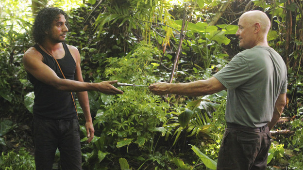 LOST - "Sundown" - Sayid is faced with a difficult decision, and Claire sends a warning to the temple inhabitants, on "Lost," TUESDAY, MARCH 2 (9:00-10:00 p.m., ET) on the ABC Television Network. (ABC/MARIO PEREZ)NAVEEN ANDREWS, TERRY O'QUINN