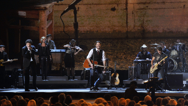 THE 46TH ANNUAL CMA AWARDS - THEATRE - "The 46th Annual CMA Awards" airs live THURSDAY, NOVEMBER 1 (8:00-11:00 p.m., ET) on ABC live from the Bridgestone Arena in Nashville, Tennessee. (ABC/KATHERINE BOMBOY-THORNTON)BLAKE SHELTON, KEITH URBAN
