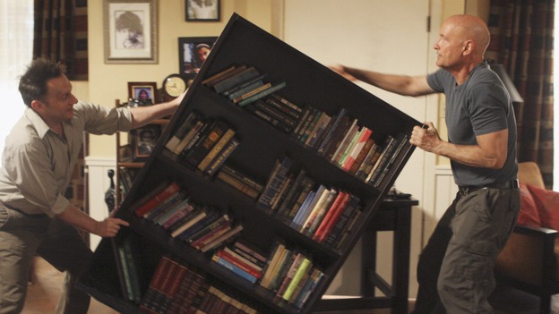 LOST - "The Shape of Things to Come" - Locke's camp comes under attack, and Jack tries to discover the identity of a body that has washed ashore, on "Lost," THURSDAY, APRIL 24 (10:01-11:00 p.m., ET) on the ABC Television Network. (ABC/MARIO PEREZ)MICHAEL EMERSON, TERRY O'QUINN