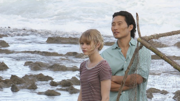 LOST - "Par Avion" - Claire becomes suspicious of Charlie when he exhibits peculiar behavior after she comes up with an idea that could get everybody rescued. Meanwhile, tensions mount between Sayid and Locke as they continue their trek to rescue Jack, on "Lost," WEDNESDAY, MARCH 14 (10:00-11:00 p.m., ET), on the ABC Television Network. (ABC/MARIO PEREZ)EMILIE DE RAVIN, DANIEL DAE KIM