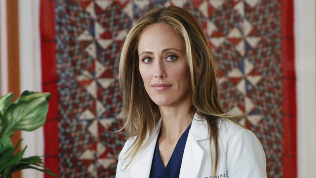 GREY'S ANATOMY - "Blink"- Mark flies Addison to Seattle to help with a difficult procedure on his pregnant daughter, Sloan, Owen questions Teddy's motives when she assigns Cristina the lead on a complicated surgery, and Derek's suspicions are raised when the Chief recruits Meredith to assist with a high profile operation on, "Grey's Anatomy," THURSDAY, JANUARY 14 (9:00-10:01 p.m., ET) on the ABC Television Network. (ABC/RON TOM)KIM RAVER