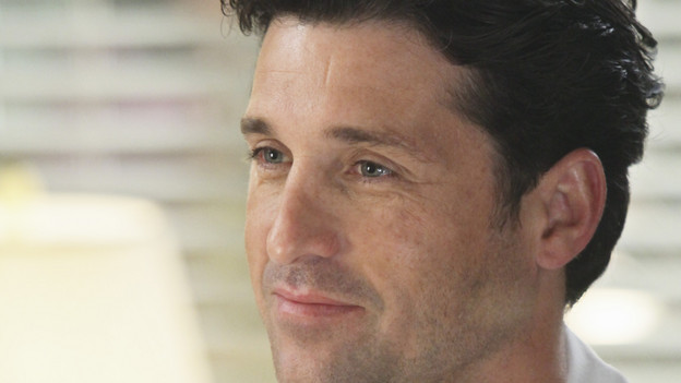 GREY'S ANATOMY - "Holidaze" -- As Thanksgiving, Christmas and New Year's pass, Miranda is visited by her father, William, who disapproves of her choices in life; meanwhile, Mark and Lexie must cope with the shocking arrival of a woman from his past, and Thatcher Grey questions the Chief's recent behavior as Meredith comes to his defense, on "Grey's Anatomy," THURSDAY, NOVEMBER 19 (9:00-10:01 p.m., ET) on the ABC Television Network. (ABC/DANNY FELD)PATRICK DEMPSEY