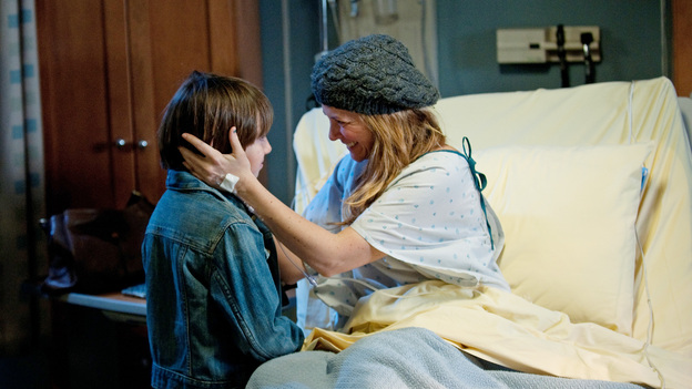 PRIVATE PRACTICE - "The Letting Go" - Sheldon warns Sam that he may be in over his head when he insists on releasing Corinne from the hospital and caring for her at home; a badly beaten Scott arrives at the ER and is placed under the care of Pete; Amelia is encouraged to make a decision about her unborn child; and Jake's daughter grills him on his love life when he visits her at college. Meanwhile, Erica's health takes a turn for the worse, on Private Practice, THURSDAY, MARCH 15 (10:02-11:00 p.m., ET) on the ABC Television Network. (ABC/COLLEEN HAYES)GRIFFIN GLUCK, A.J. LANGER