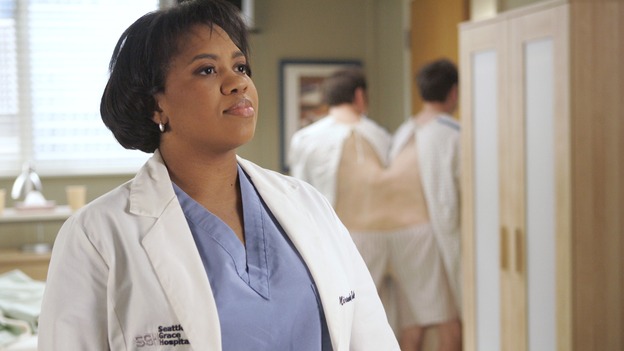 GREY'S ANATOMY - "Don't Stand So Close to Me" - Recent events strain Burke and Cristina's relationship, Meredith's half-sister, Molly, is admitted to the hospital, and Mark and Sloan must work together when two close-knit brothers seek medical help, on "Grey's Anatomy," THURSDAY, NOVEMBER 30 (9:00-10:01 p.m., ET) on the ABC Television Network. (ABC/VIVIAN ZINK)CHANDRA WILSON