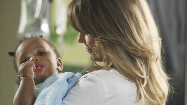 GREY'S ANATOMY - "I Will Survive" - Personal and work pressures are adding up and have Meredith visibly on edge, Owen conducts formal interviews for the Chief Resident position, Cristina grows increasingly defiant, Alex and Lucy's undefined relationship gets tested, and Jackson suddenly backs out of the Webber's diabetes trial, on "Grey's Anatomy," THURSDAY, MAY 12 (9:00-10:01 p.m., ET) on the ABC Television Network. (ABC/DANNY FELD)JESSICA CAPSHAW