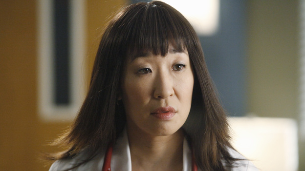 GREY'S ANATOMY - "If/Then" - As Meredith puts Zola to bed and falls asleep, she begins to wonder -- what if her mother had never had Alzheimer's and she'd had loving, supportive parents? The reverberations of a happy Meredith Grey change the world of Seattle Grace as we know it. What if she had never met Derek in that bar and he had never separated from Addison? What if Callie and Owen had become a couple long before she met Arizona? And what if Bailey never evolved from the meek intern she once was? "Grey's Anatomy" airs THURSDAY, FEBRUARY 2 (9:00-10:02 p.m., ET) on the ABC Television Network. (ABC/VIVIAN ZINK)SANDRA OH