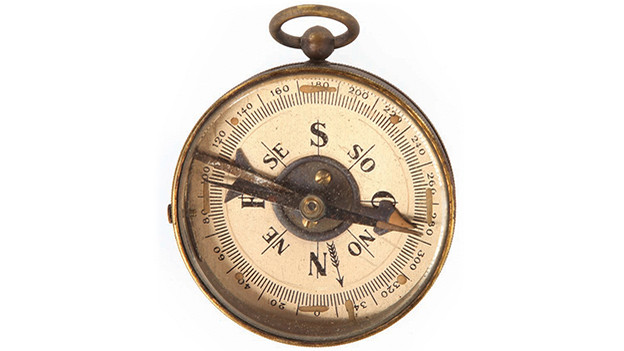 Locke's compassCompass given by Richard Alpert to Locke during a time shift sequence, so that Richard will believe Locke when they meet in the past. When Locke time-shifted to 1954, he gives Richard the same compass, thereby earning his trust.Related content:EPISODE RECAP - "Cabin Fever"EPISODE RECAP - "Jughead"