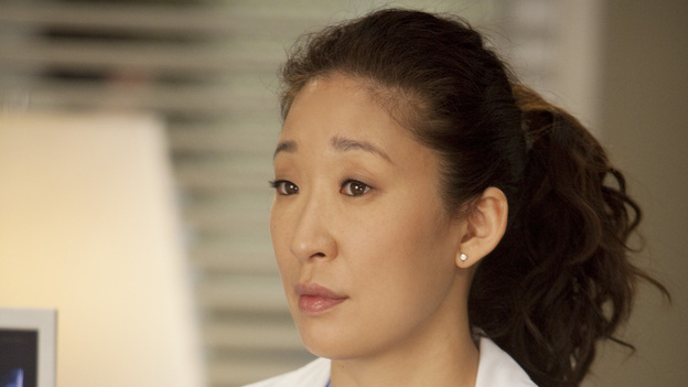 GREY'S ANATOMY - "Migration" - The residents determine their future as they make their final decisions regarding post residency positions; Mark admits to Derek that he is torn between his love for Lexie and the fact that Julia can give him everything he's ever wanted; Ben plans something extra special for Bailey, but she is preoccupied with her work; and Arizona encourages her childhood friend, Nick, to have surgery. Meanwhile a couple on their third honeymoon come to the hospital complaining of mysterious symptoms, on Grey's Anatomy, THURSDAY, MAY 10 (9:00-10:01 p.m., ET) on the ABC Television Network. (ABC/RANDY HOLMES)SANDRA OH