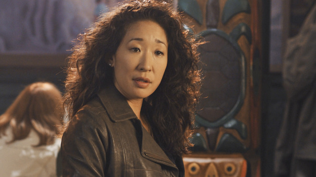 GREY'S ANATOMY - "There's No 'I' in Team" - Cristina spots a familiar face at Joe's -- Owen Hunt, on "Grey's Anatomy," THURSDAY, OCTOBER 23 (9:00-10:01 p.m., ET) on the ABC Television Network. (ABC/ERIC MCCANDLESS) SANDRA OH