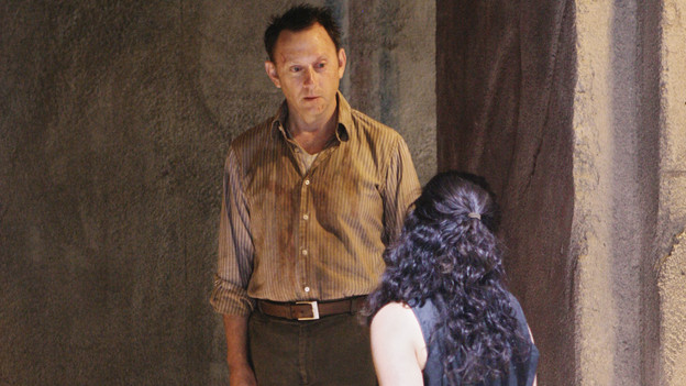 LOST - "The Substitute" - Locke goes in search of help to further his cause, on "Lost," TUESDAY, FEBRUARY 16 (9:00-10:00 p.m., ET) on the ABC Television Network. (ABC/MARIO PEREZ)MICHAEL EMERSON, ZULEIKHA ROBINSON