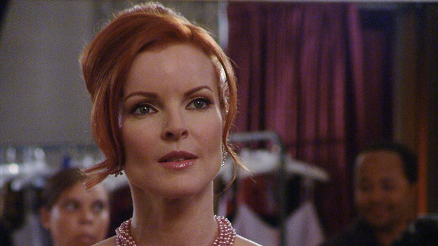 DESPERATE HOUSEWIVES - "Suspicious Minds" -- Looking to give her life a purpose, Gabrielle decides to organize a glamorous Halston fashion show for charity highlighting the ladies of Wisteria Lane. But Susan is less than charitable toward her friend when she discovers Gabrielle's shocking secret. Meanwhile, Lynette uses her business acumen to poach a nanny, and Bree decides to take Andrew's out-of-control behavior into her own hands, on "Desperate Housewives," SUNDAY, XXXXXXXX (9:00-10:00 p.m., ET) on the ABC Television Network. (ABC/DANNY FELD)MARCIA CROSS